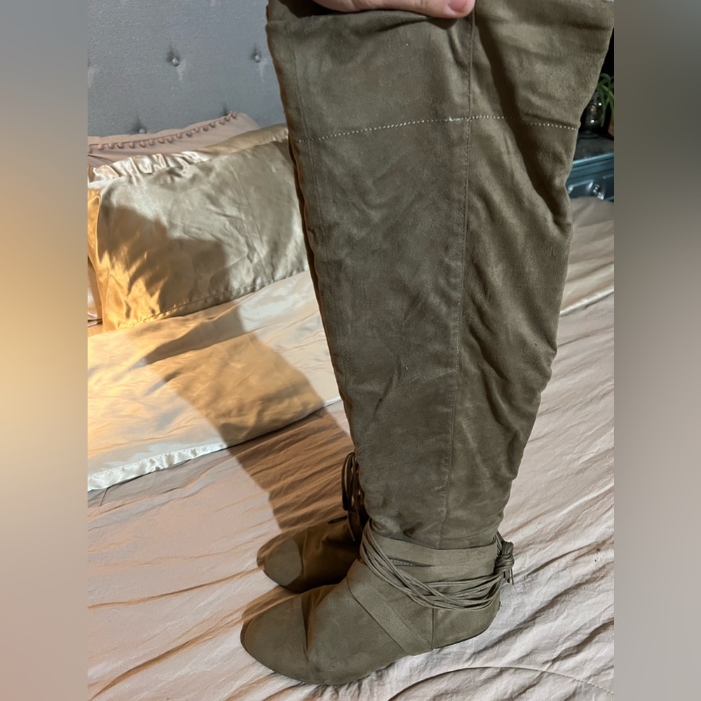 Knee High Suede Boots